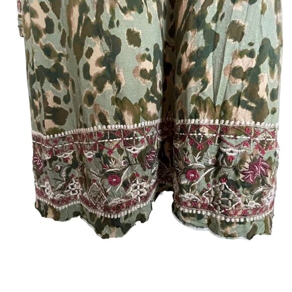 NWT Caite Delilah Duster Jacket Jungle Tie Dye Festival Boho Size S Embroidered - Picture 4 of 8